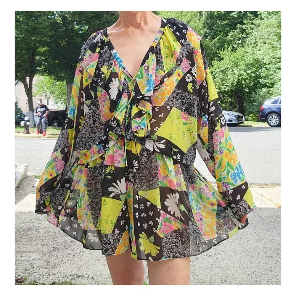 VICTORIA'S‎ SECRET Vintage Floral Pajama Set